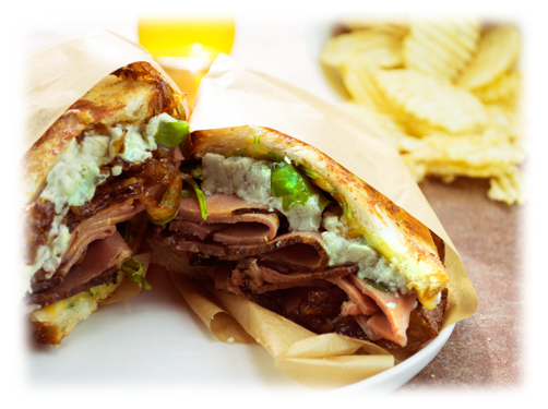grilled cheese with roast beef